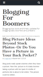 Mobile Screenshot of bloggingforboomers.com